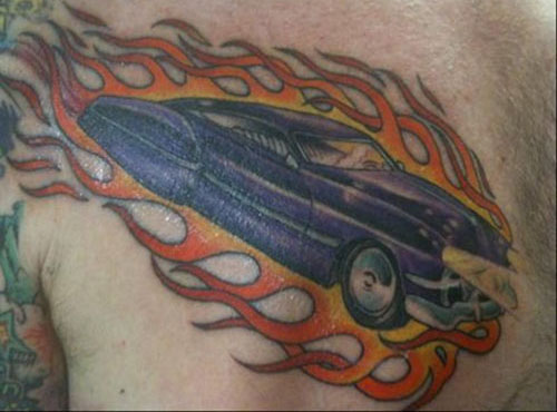 15 Mind-Blowing Car Tattoo Designs for Racing Fanatics
