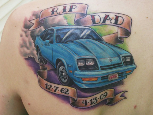 15 Mind-Blowing Car Tattoo Designs for Racing Fanatics