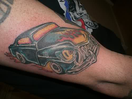 15 Mind-Blowing Car Tattoo Designs for Racing Fanatics