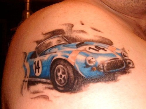 15 Mind-Blowing Car Tattoo Designs for Racing Fanatics