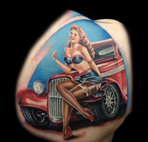 15 Mind-Blowing Car Tattoo Designs for Racing Fanatics