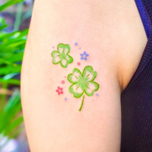 10+ Rare And Unusual Clover Tattoo Designs | I Fashion Styles