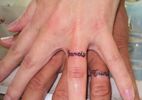 9 Wedding Ring Tattoo Design Ideas for Men and Women