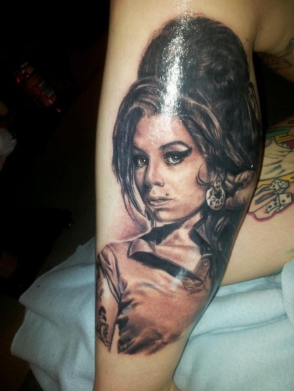 15+ Beautiful Amy Winehouse Tattoo Designs and Ideas