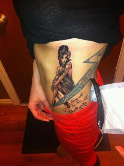 15+ Beautiful Amy Winehouse Tattoo Designs and Ideas