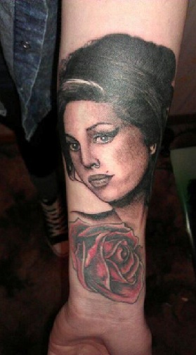 15+ Beautiful Amy Winehouse Tattoo Designs and Ideas