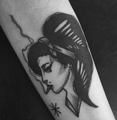 15+ Beautiful Amy Winehouse Tattoo Designs and Ideas