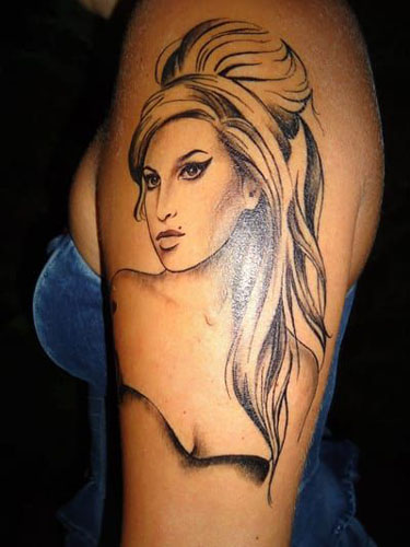 15+ Beautiful Amy Winehouse Tattoo Designs and Ideas