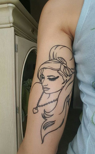 15+ Beautiful Amy Winehouse Tattoo Designs and Ideas