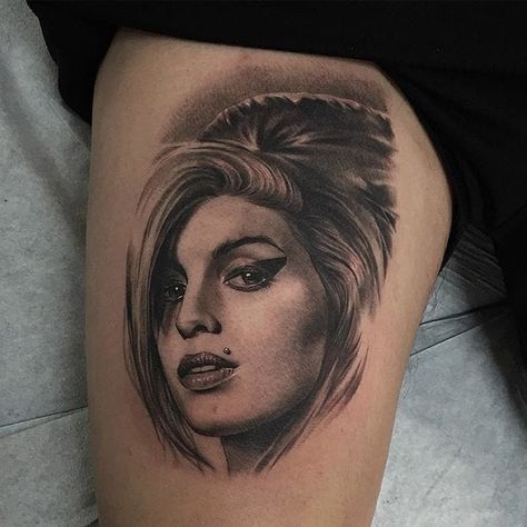 15+ Beautiful Amy Winehouse Tattoo Designs and Ideas