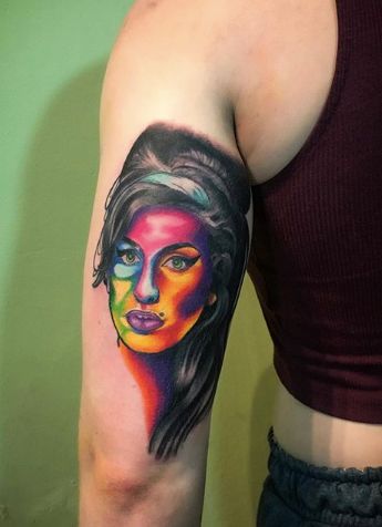 15+ Beautiful Amy Winehouse Tattoo Designs and Ideas