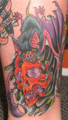 Top 15 Best Bat Tattoo Designs and Pictures | I Fashion Styles