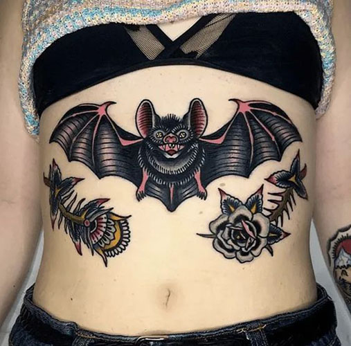Top 15 Best Bat Tattoo Designs and Pictures | I Fashion Styles