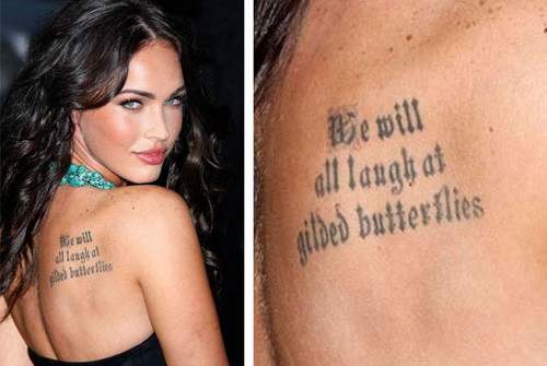 9 Best Megan Fox Tattoo Designs with Meanings