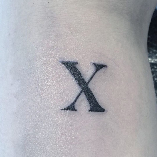Top 19 X Letter Tattoo Designs With Images | I Fashion Styles