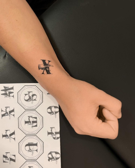 Top 19 X Letter Tattoo Designs With Images | I Fashion Styles