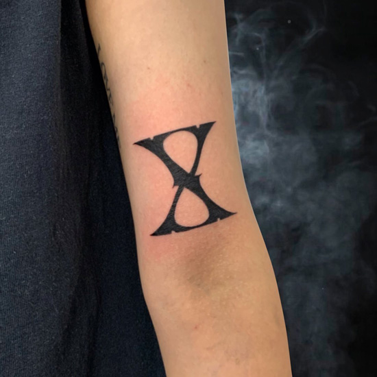 Top 19 X Letter Tattoo Designs With Images | I Fashion Styles