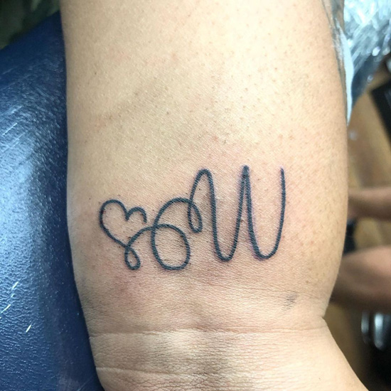 16 Beautiful W Letter Tattoo Designs 2023 | I Fashion Styles