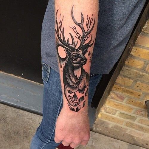 9 Best Deer Tattoo Designs And Pictures | I Fashion Styles