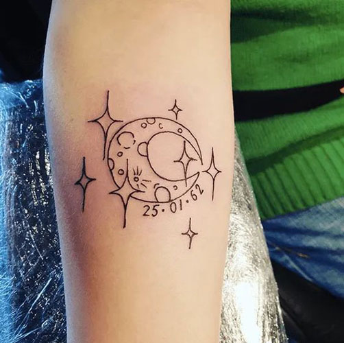 25+ Meaningful Half and Full Moon Tattoo Designs 2022