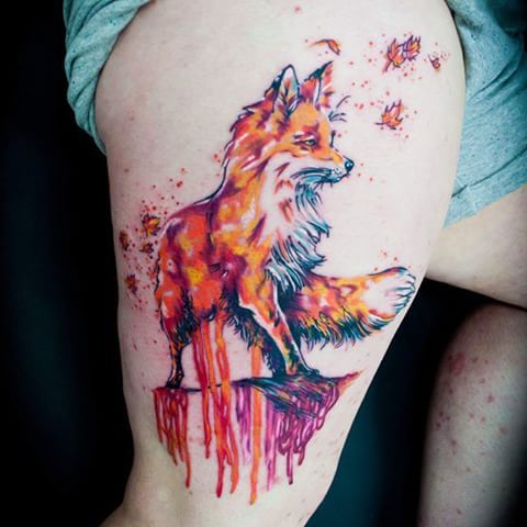 10 Clever Fox Tattoo Designs for Men and Women