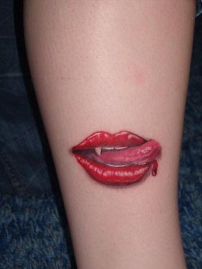 10+ Most Awesome Mouth Tattoo Designs with Images