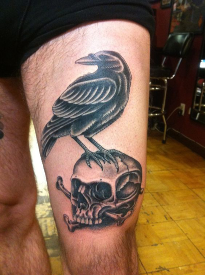 10+ Stylish and Traditional Crow Tattoo Designs | I Fashion Styles