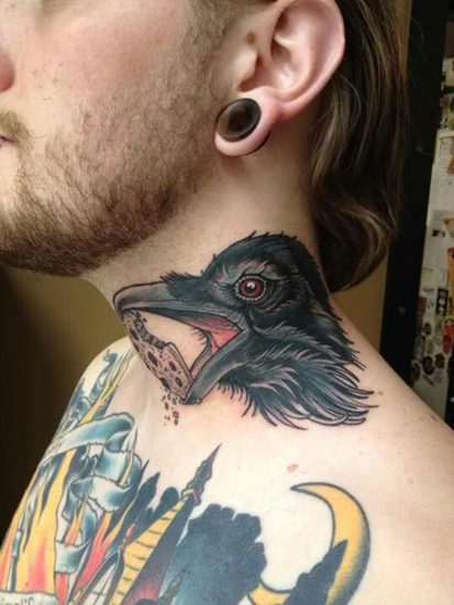 10+ Stylish and Traditional Crow Tattoo Designs | I Fashion Styles