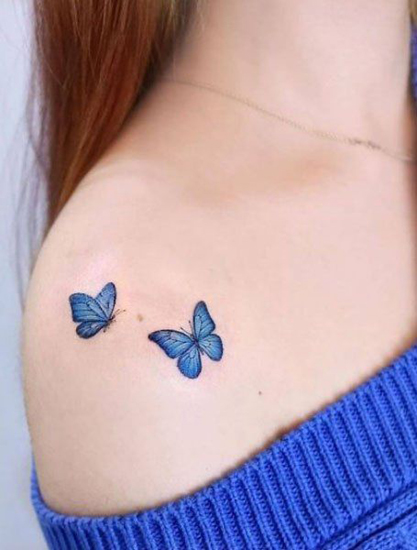 10+ Astounding Blue Tattoo Designs with Meanings