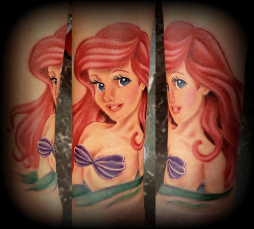15 Simple and Traditional Mermaid Tattoo Designs