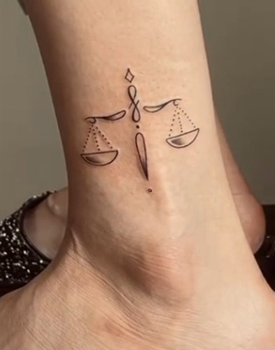 20 Elegant Libra Zodiac Sign Tattoo Designs | I Fashion Styles