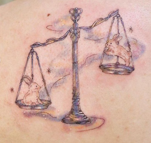 20 Elegant Libra Zodiac Sign Tattoo Designs | I Fashion Styles
