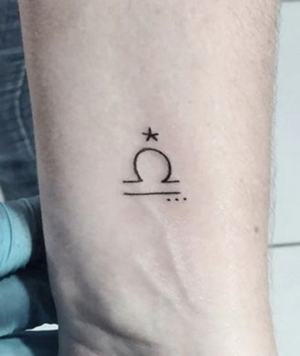 20 Elegant Libra Zodiac Sign Tattoo Designs | I Fashion Styles
