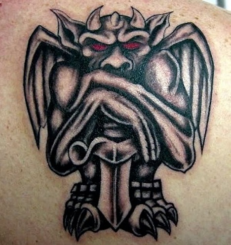 10 Best Frightening Gargoyle Tattoo Designs | I Fashion Styles