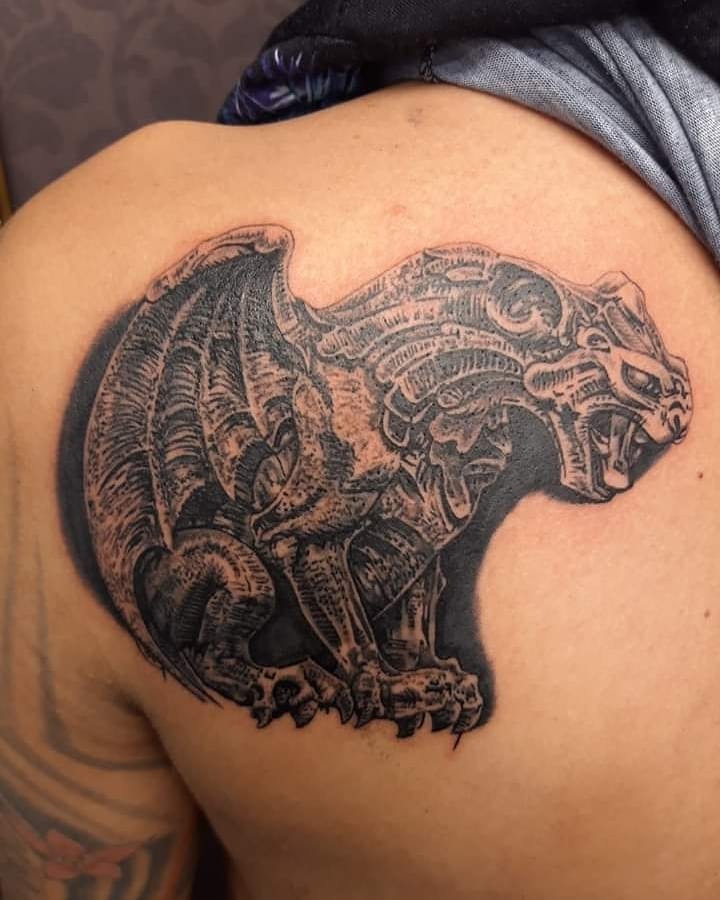 10 Best Frightening Gargoyle Tattoo Designs | I Fashion Styles