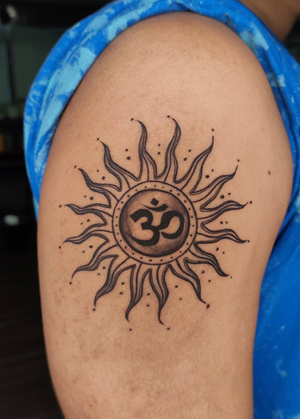 15 Sun Tattoo Designs That Brighten Up Your Day 2023