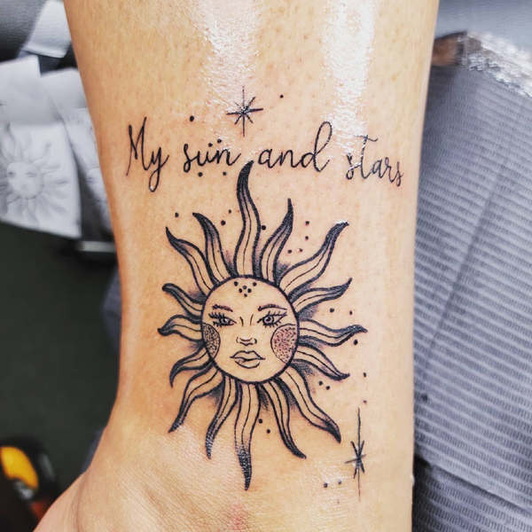 15 Sun Tattoo Designs That Brighten Up Your Day 2023