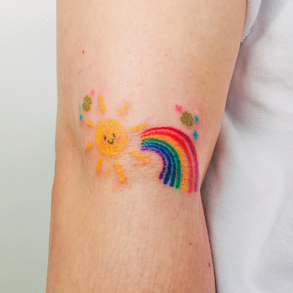 15 Sun Tattoo Designs That Brighten Up Your Day 2023