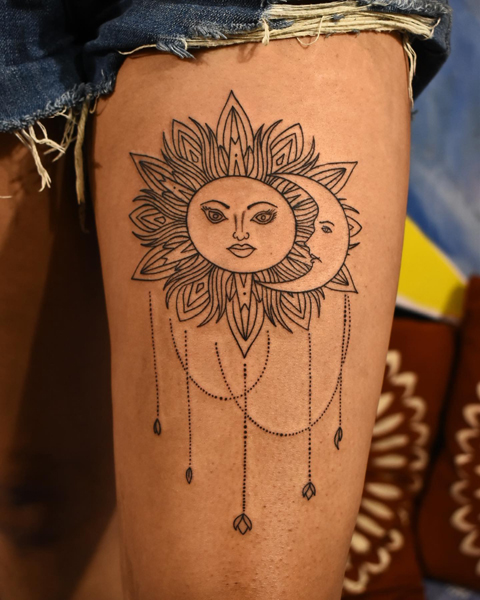 15 Sun Tattoo Designs That Brighten Up Your Day 2023