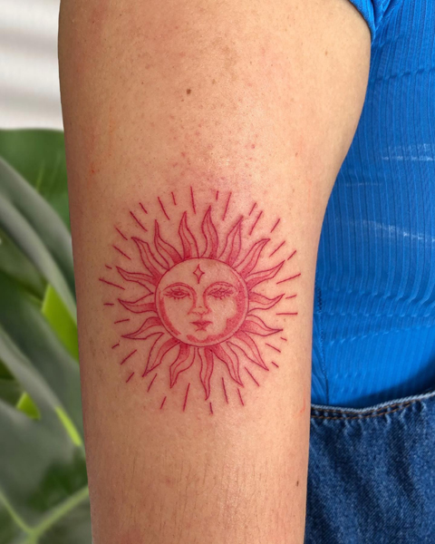 15 Sun Tattoo Designs That Brighten Up Your Day 2023