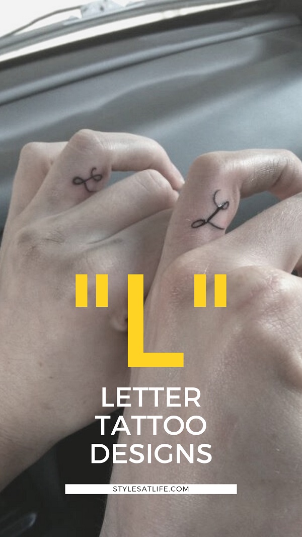 25 Trending L Letter Tattoo Designs 2023 | I Fashion Styles