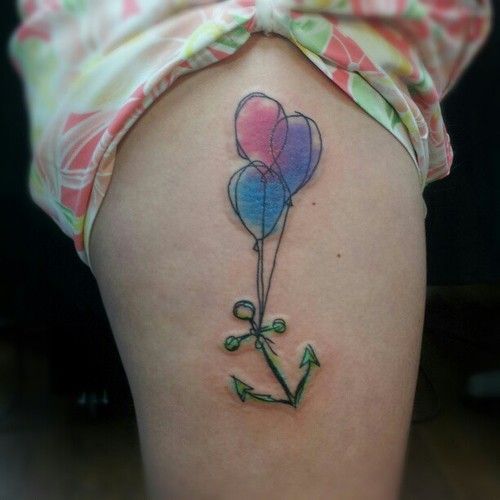 10 Balloon Tattoo Designs Inspired by Childhood Memories