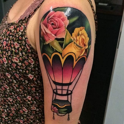 10 Balloon Tattoo Designs Inspired by Childhood Memories