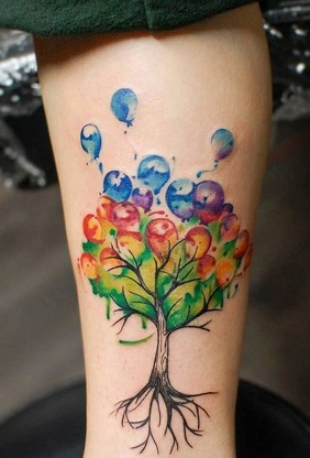 10 Balloon Tattoo Designs Inspired by Childhood Memories
