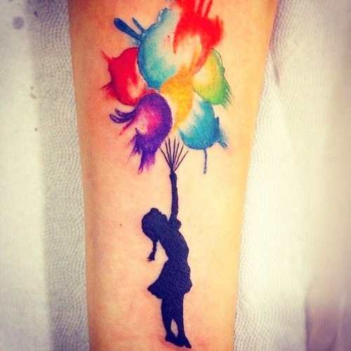 10 Balloon Tattoo Designs Inspired by Childhood Memories