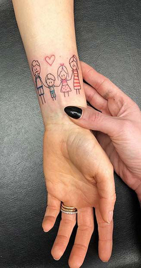 20+ Cute Family Tattoo Designs With Pictures | I Fashion Styles