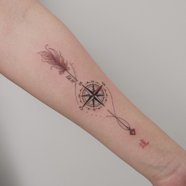 20 Stylish Arrow Tattoo Designs for Modern Look