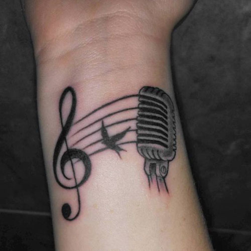 15+ Best Music Tattoo Designs for All The Music Lovers