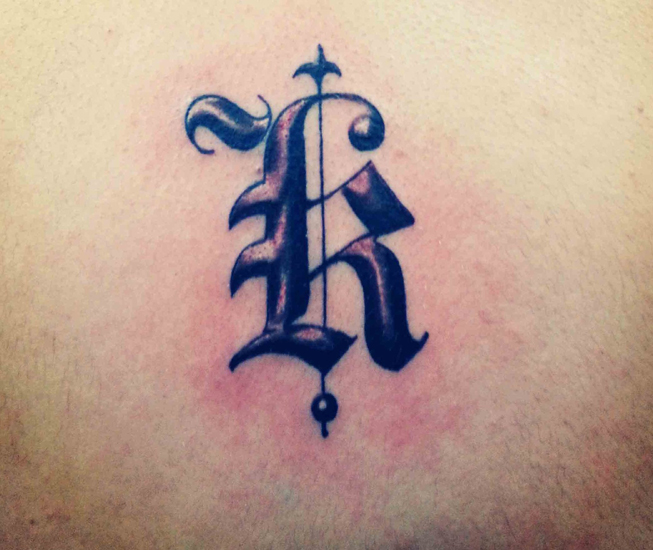 20 Creative K Letter Tattoo Designs for Artistic Inspiration