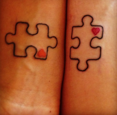 25 Matching Tattoo Designs for Couples and Friends